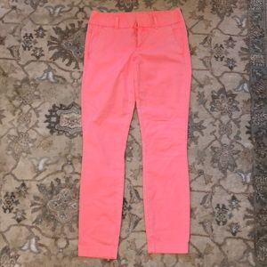 Pink j crew andie pants